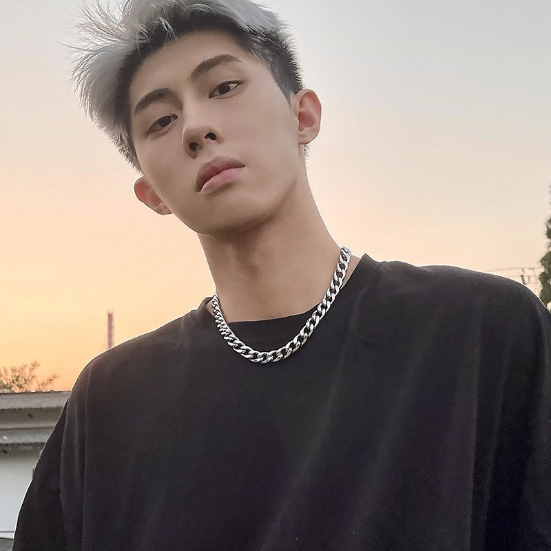 Wholesale Titanium Steel Non-fading Men's Necklace