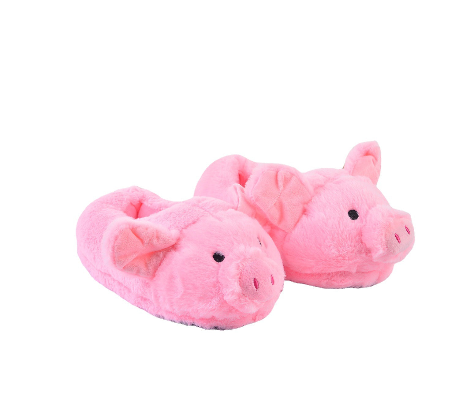 Wholesale Soft Girly Heart Piggy Warm Cotton Slippers