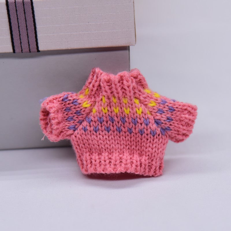 Wholesale Wholesale 10cm Handdog Doll Replacement Clothes Sweater Toy Cotton Doll Accessories Finished Dress-up Accessories