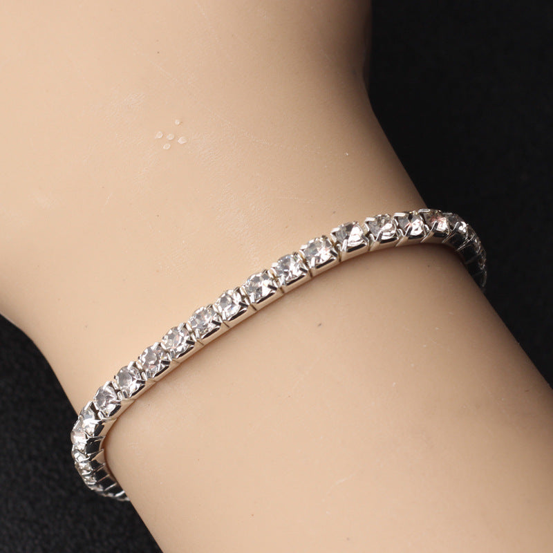 Wholesale Full Diamond Elastic Cord Claw Chain Bracelet