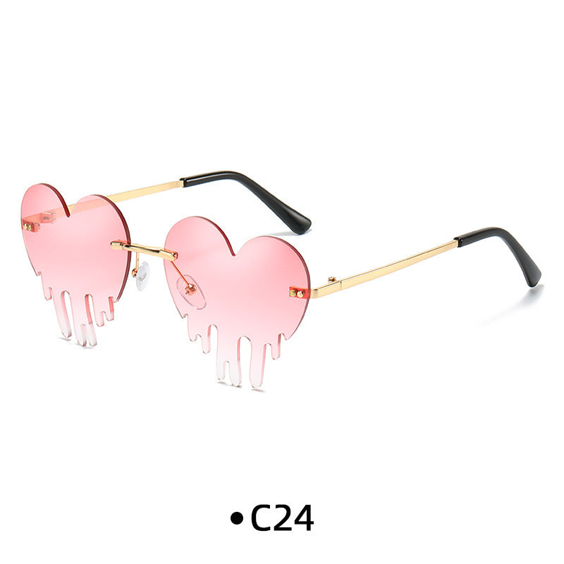 Wholesale 028 New Fashion Personalized Sunglasses Colorful Ocean Lens Sunglasses for Men and Women