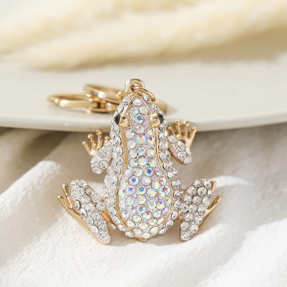 Wholesale frog pendant  cute keychain creative gifts