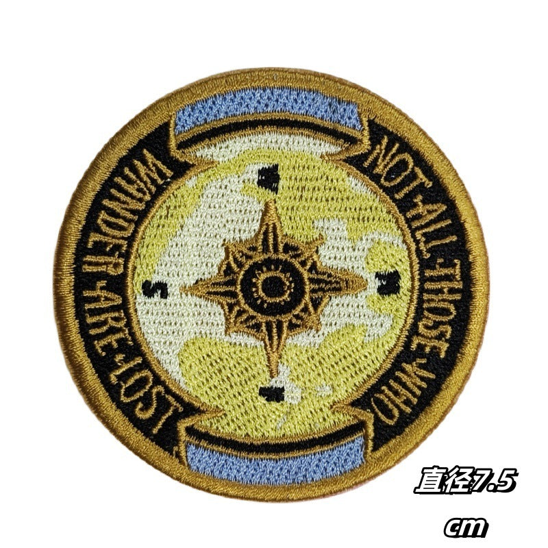 Wholesale DIY Fashion Computer Embroidery Seal Skull Embroidery Trendy Patch FS