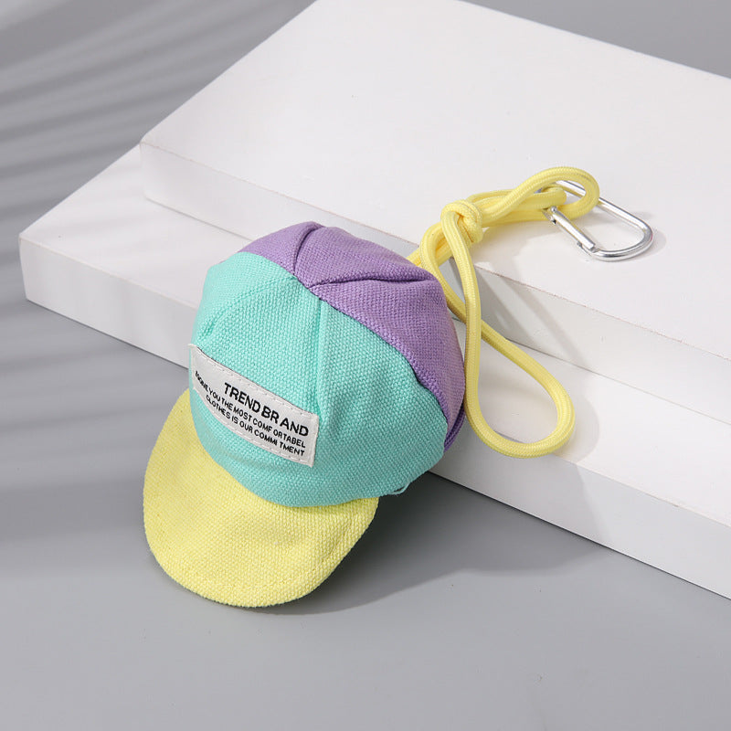 Wholesale Candy Colored Zero Wallet Canvas Keychain