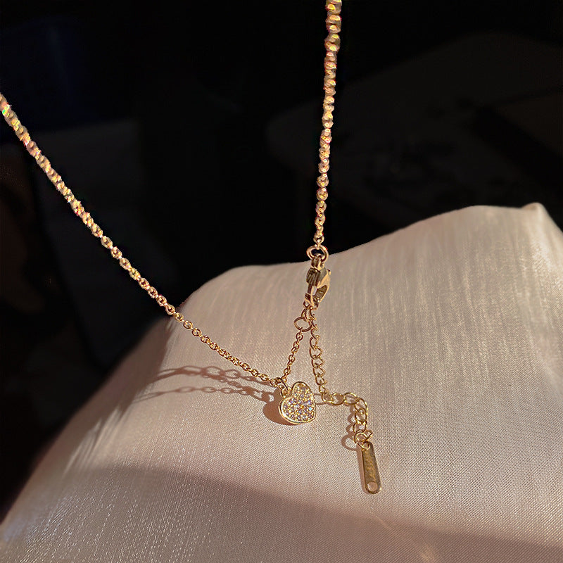 Wholesale Micro Paved Personalized Titanium Steel Necklace