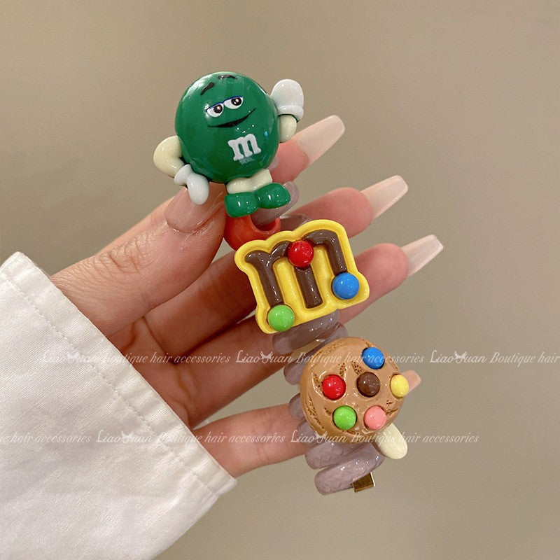 Wholesale Japanese Style Simple Bubble Braid High-grade Ponytail Braid Artifact Telephone Line Hair Scrunchies