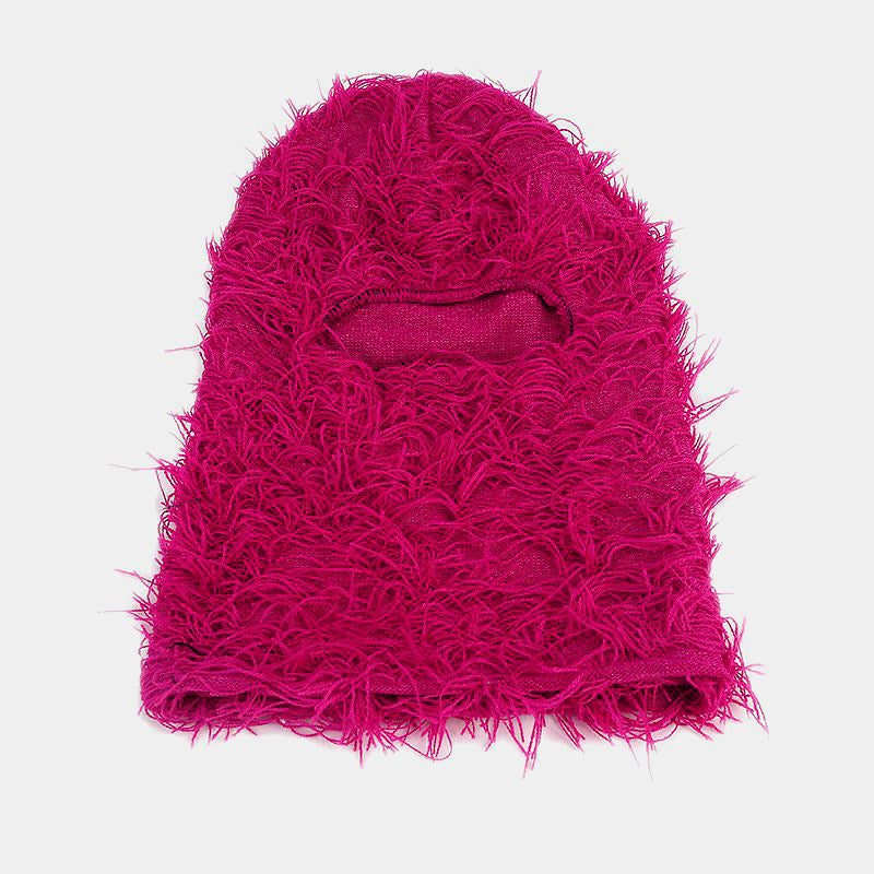 Wholesale Cotton Single Hole Knitted Face Masks for Outdoor Warmth Protection and Face Caps