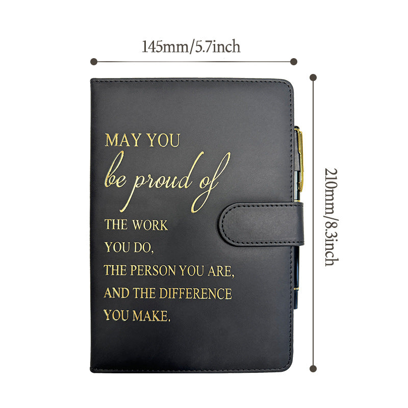 Wholesale Cross-border notebook in stock wholesale Amazon leather plan hand ledger temu incentive magnetic buckle notebook customization