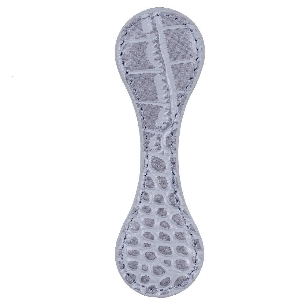 Wholesale Crazy horse leather double-sided magnetic bookmark clip