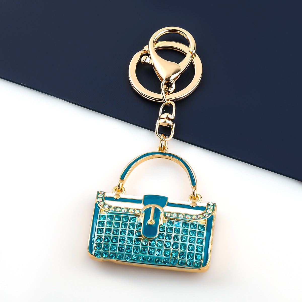 Wholesale Alloy Drop Oil Diamond Fashion Bag