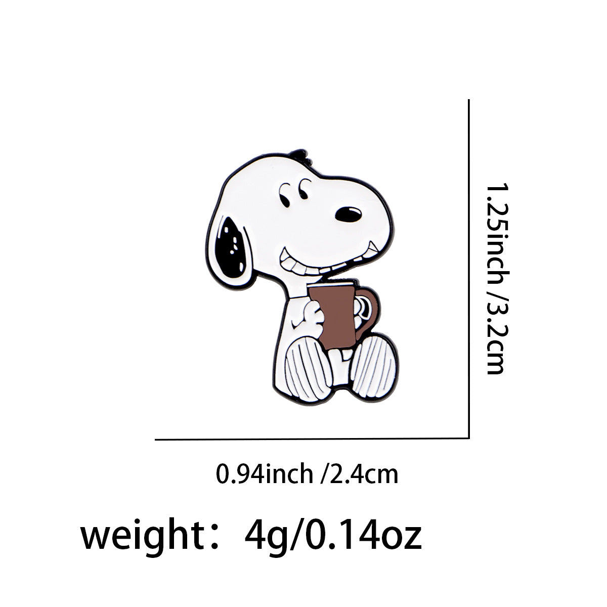 Wholesale Cute Dog Brooch Cartoon Metal Badge Clothing Brooch Accessories
