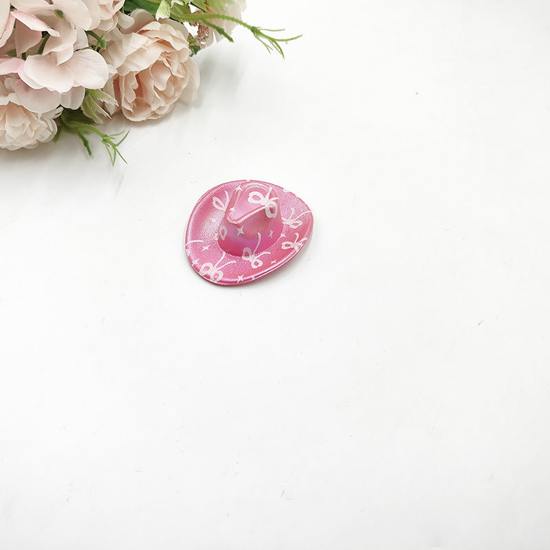 Wholesale Mini Cowboy Hat Felt Small Hat Cowboy Hat Doll Accessories