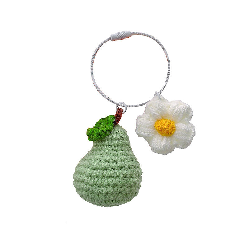 Wholesale Cute Fruit Knitted Keychains