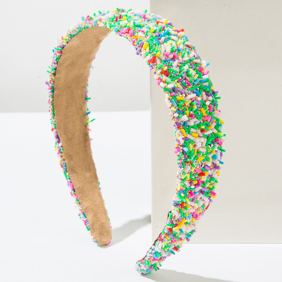 Wholesale Wide-brimmed headband colorful dopamine hair accessories