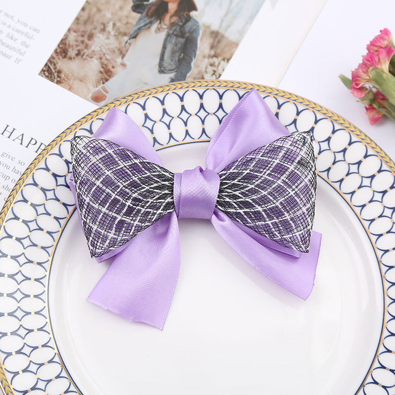 Wholesale New Hard Mesh Ribbon Bow Hair Accessories diy Skirt Hat Clothing Accessories Hair Accessories Headband Headline Accessories