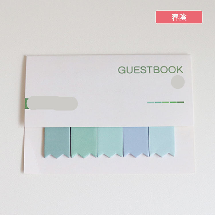 Wholesale Creative gradient message note N times sticky note note note paper simple portable student stationery