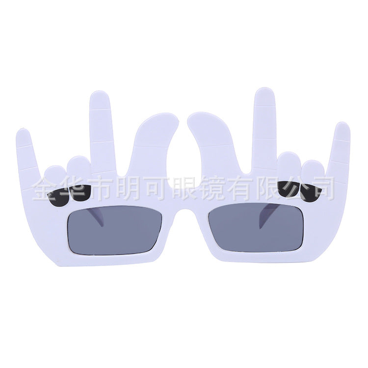 Wholesale ABS Rock Gesture Rock Funny Glasses