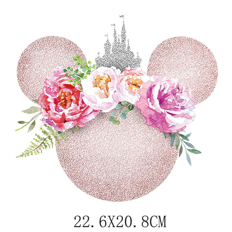 Wholesale  Flower Heat Transfer Printing Stickers UV DTF Ready to Press Transfers Wraps