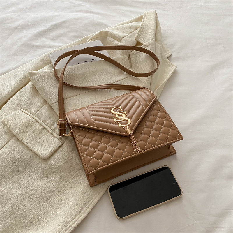 Wholesale Simple and Versatile One-shoulder Crossbody Tassel Underarm Bag