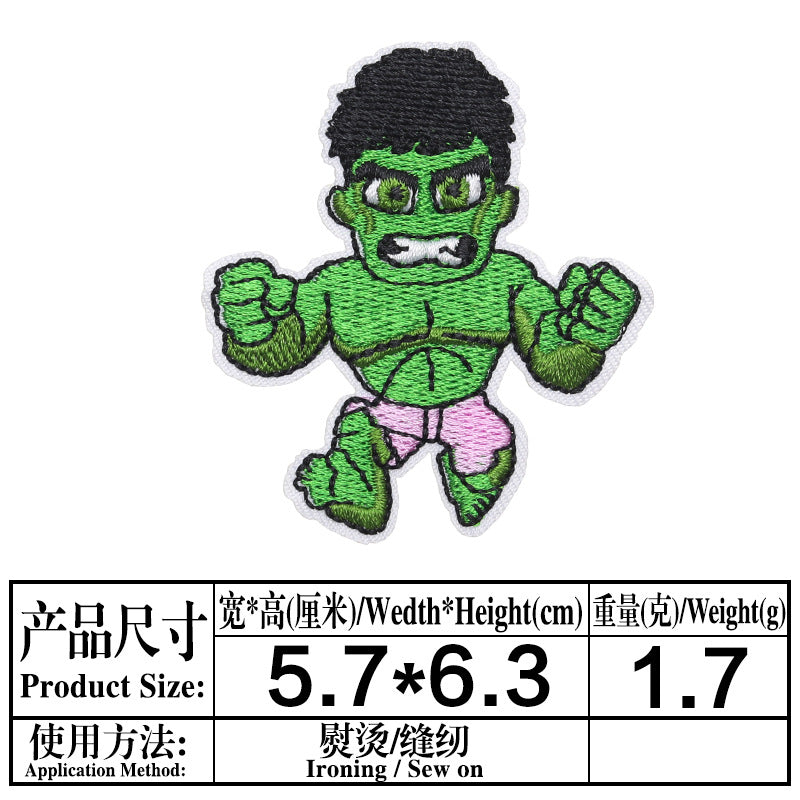 Wholesale Cartoon Embroidered Patches Set 20 Styles Twill Applique For Clothing Coat Bag Decor Boutique Resale Accessory OLY Exclusive