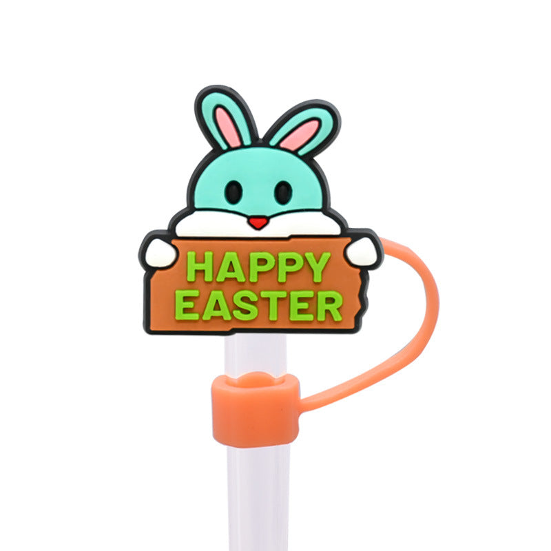 Wholesale Random 100 pcs 10M Easter  dust plug straw hat creative DIY cup