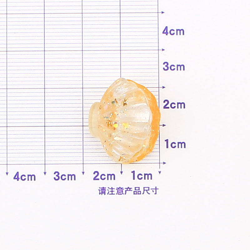 Wholesale Creative Seashells with Pearls Resin Cream Glue Phone Case