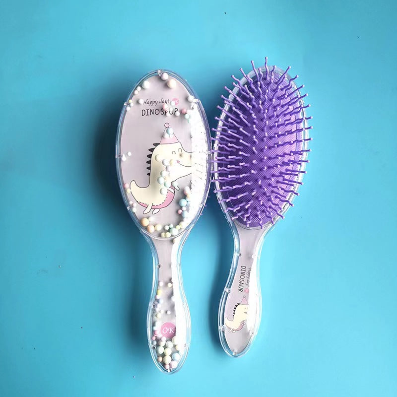 Wholesale ABS Oval Colored Glitter Comb