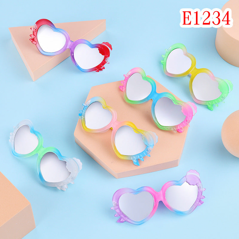 Wholesale Children's sunglasses UV-proof sunglasses cute cartoon fashion little fairy sunglasses baby photo glasses fashion