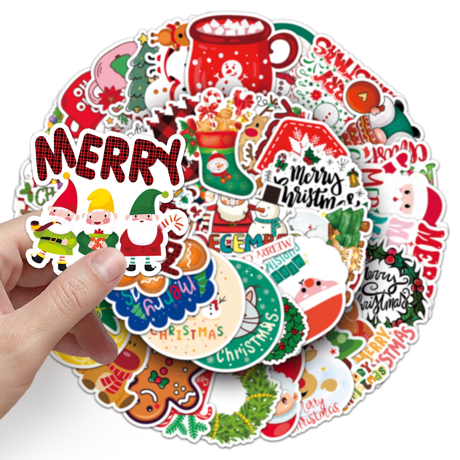 Wholesale 50pcs/ pack Christmas graffiti stickers