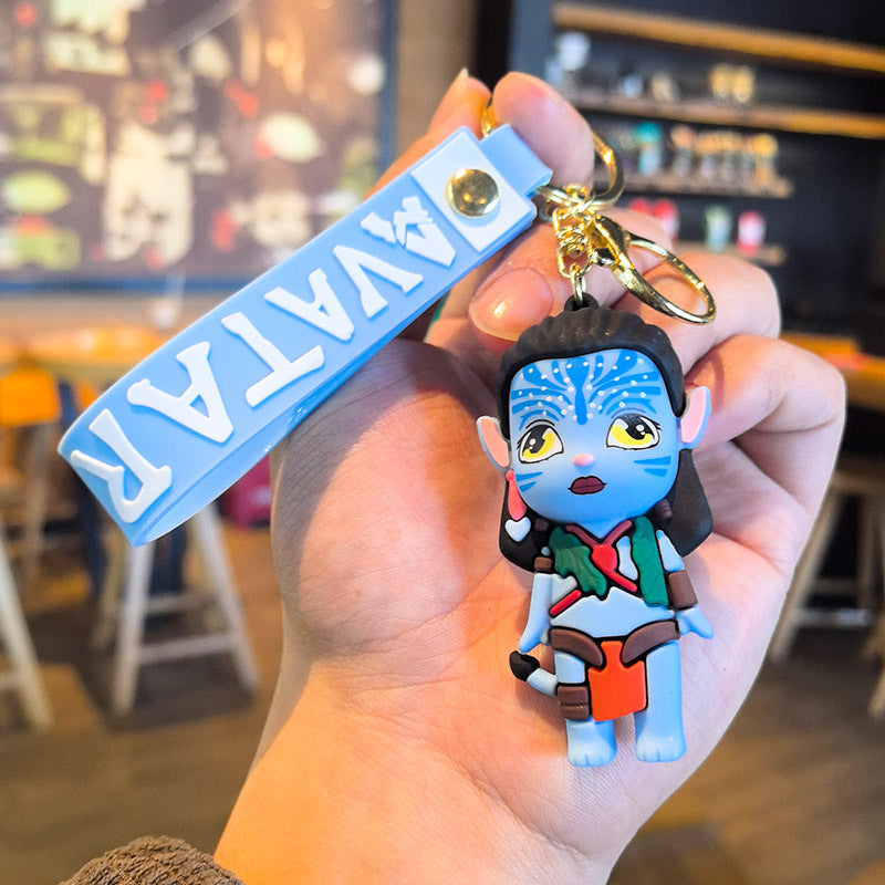Wholesale Cartoon Blue Doll Keychain OLY Exclusive