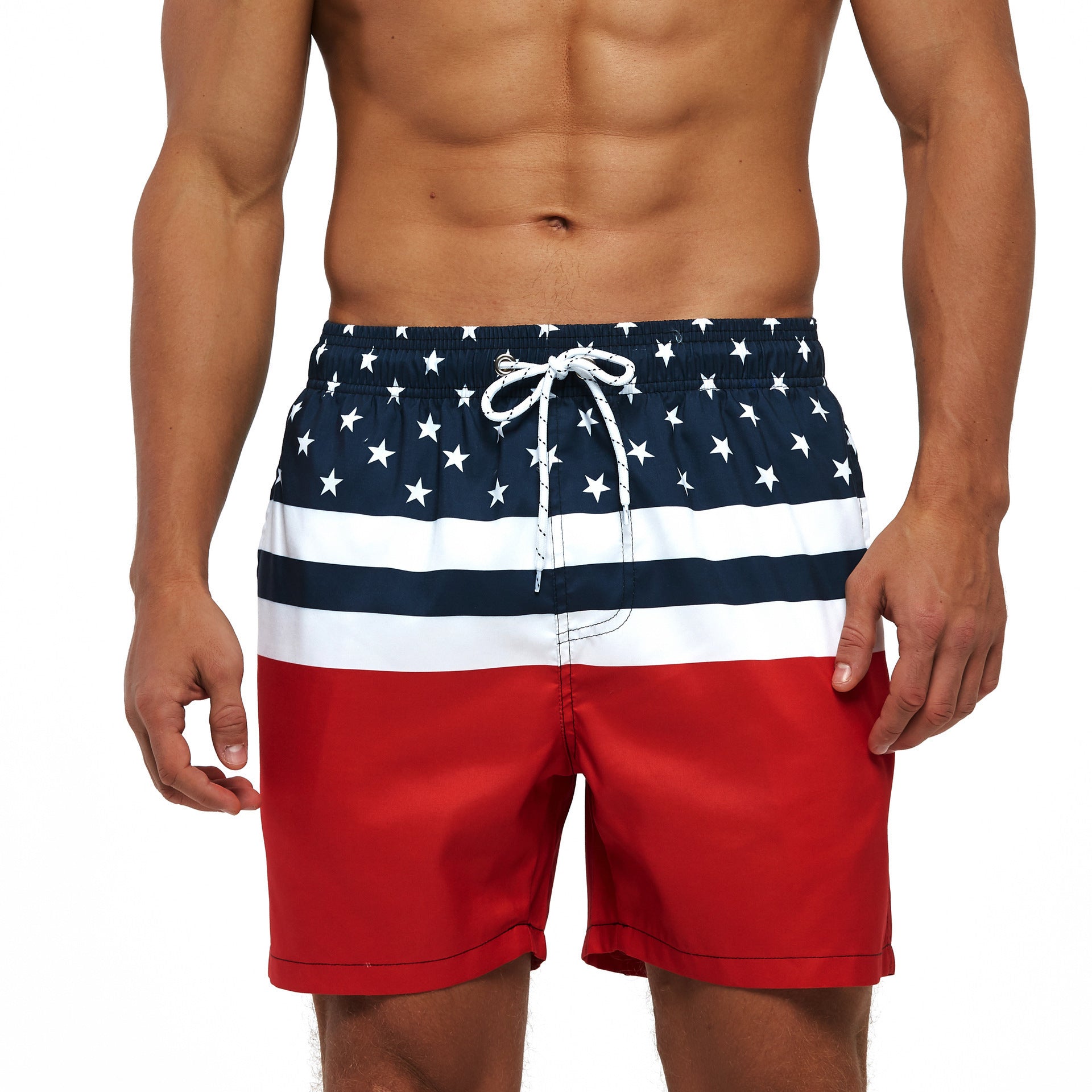 Venta al por mayor de impresión 3D Flamingo Fruit Series Polyester Swimwear Shorts