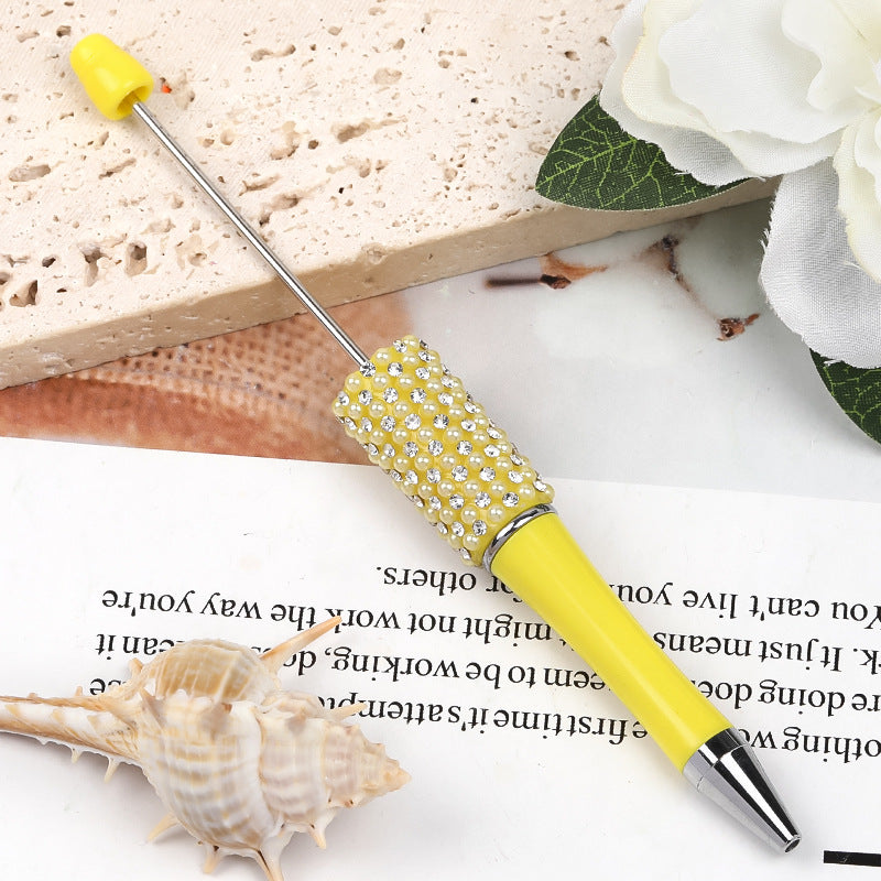 Wholesale 5pcs DIY Rhinestone Pearl Handmade Surface Mount Ballpoint Pen