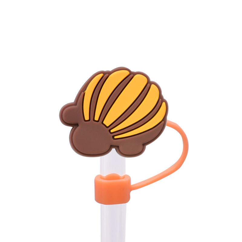 Wholesale Random 100pcs 10M  bread dust plug straw hat creative DIY cup straw accessories