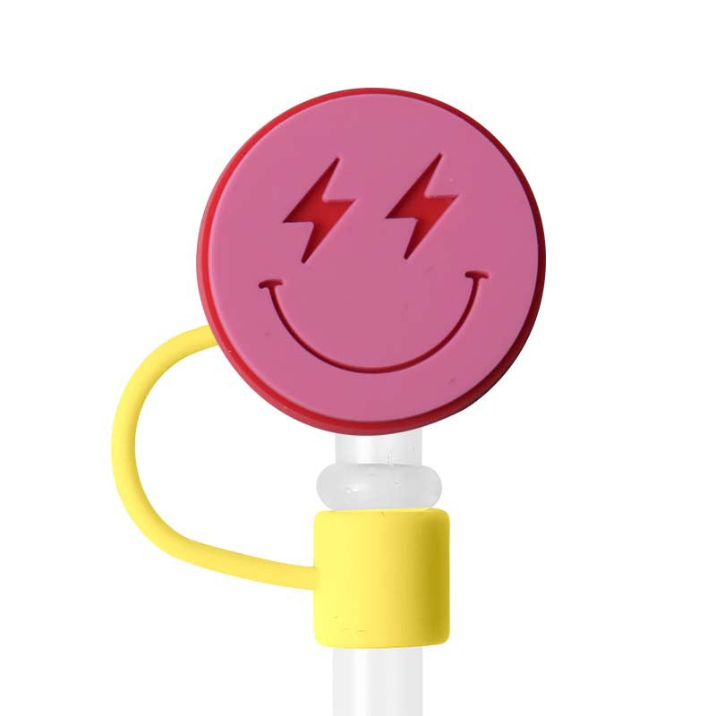 Wholesale 110pcs Cartoon Silicone Straw Cap Cup Accessories