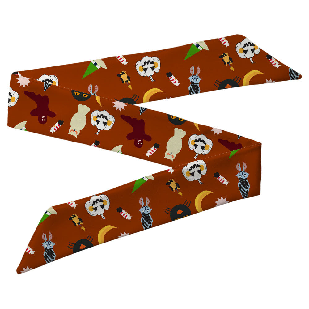 Wholesale Halloween Scarves and Polyester Headbands