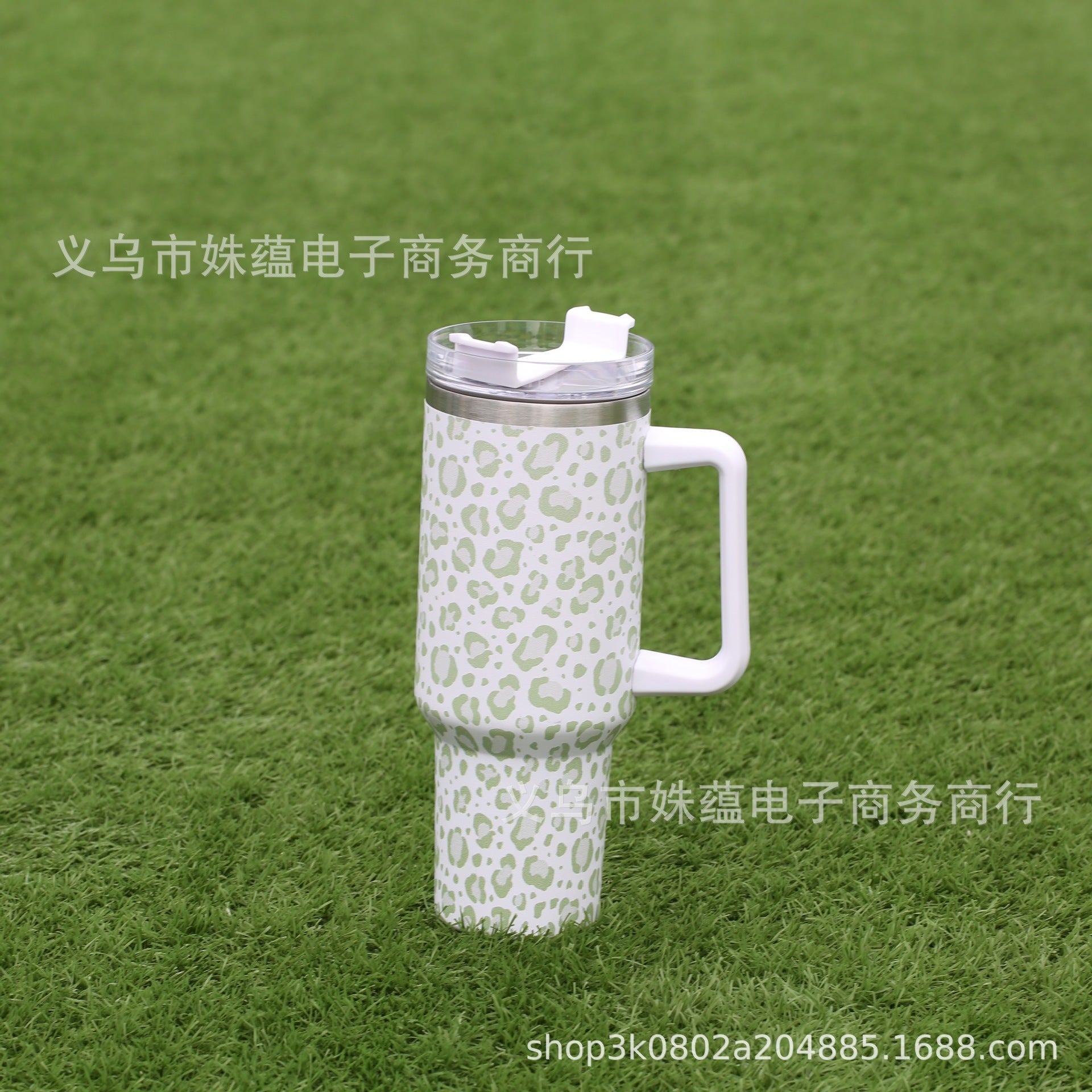 Wholesale Colorful Leopard Print 40oz First Generation Handle Ice Cup