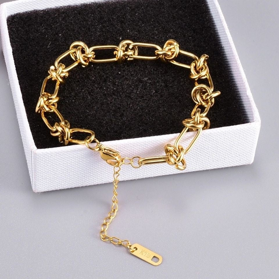 Wholesale Titanium Steel Plated 18K Bracelet