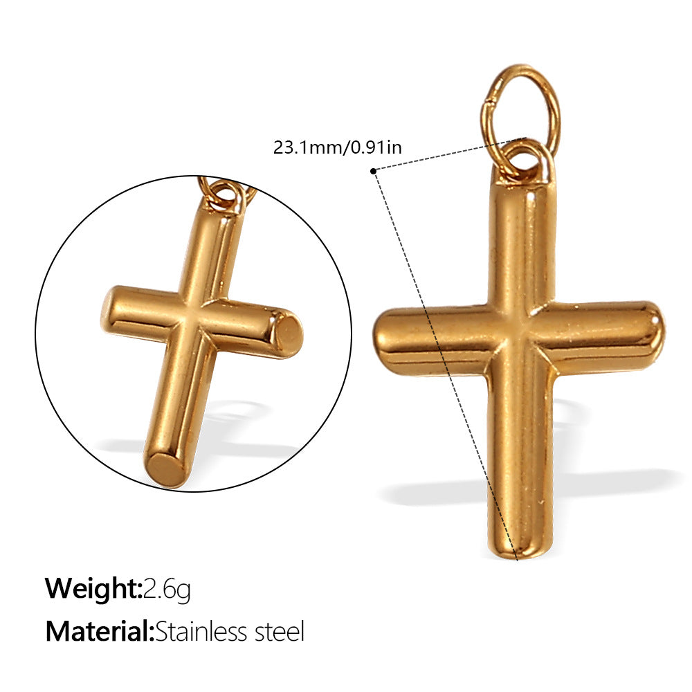 Wholesale Stainless Steel Cross Pendant Necklace