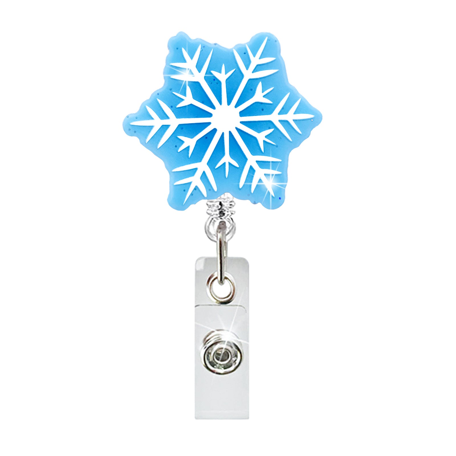 Wholesale Snowflake Telescopic Keychain
