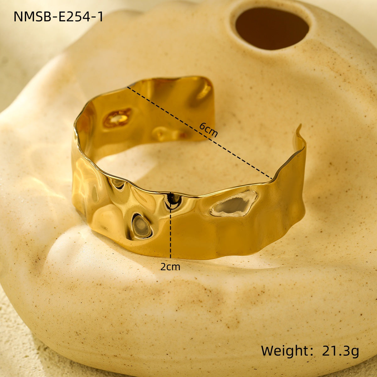 Wholesale Exaggerated titanium steel bracelet wide open stainless steel bracelet