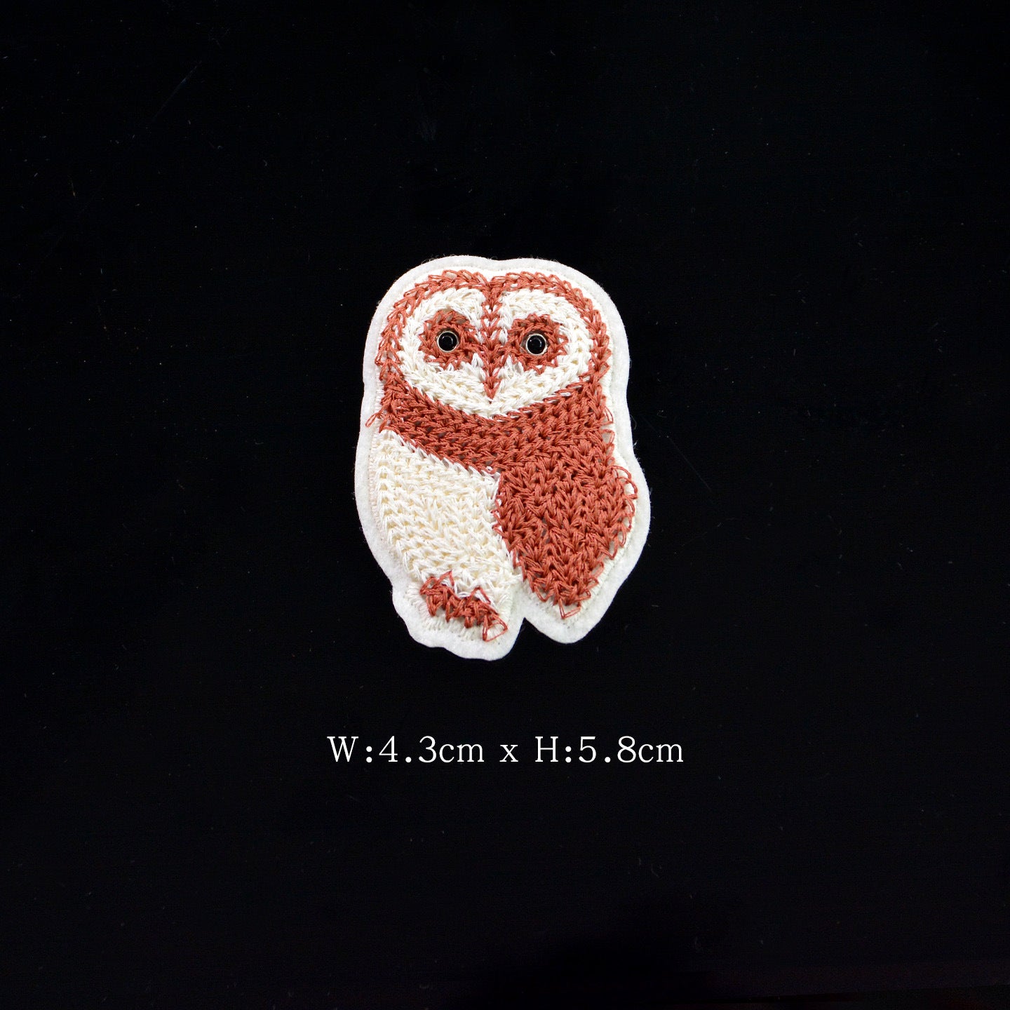 Wholesale Felt Embroidery Owl Patch Cute Cartoon Animal Sew On Applique For Clothing Towel Repair Fashion Gift