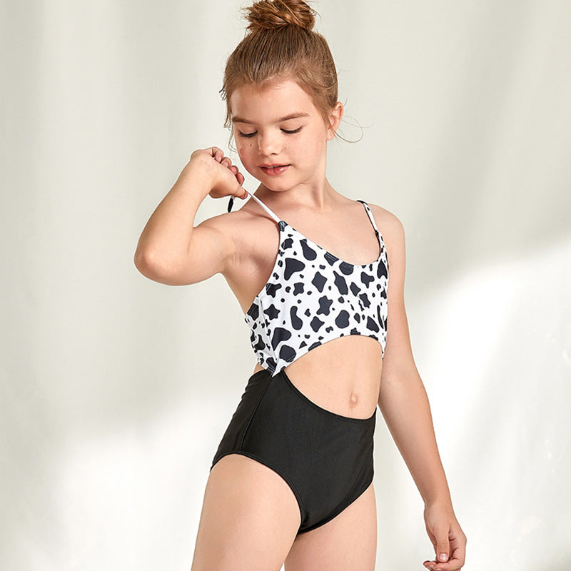 Wholesale Kids One Piece Comfortable Backless Swimwear