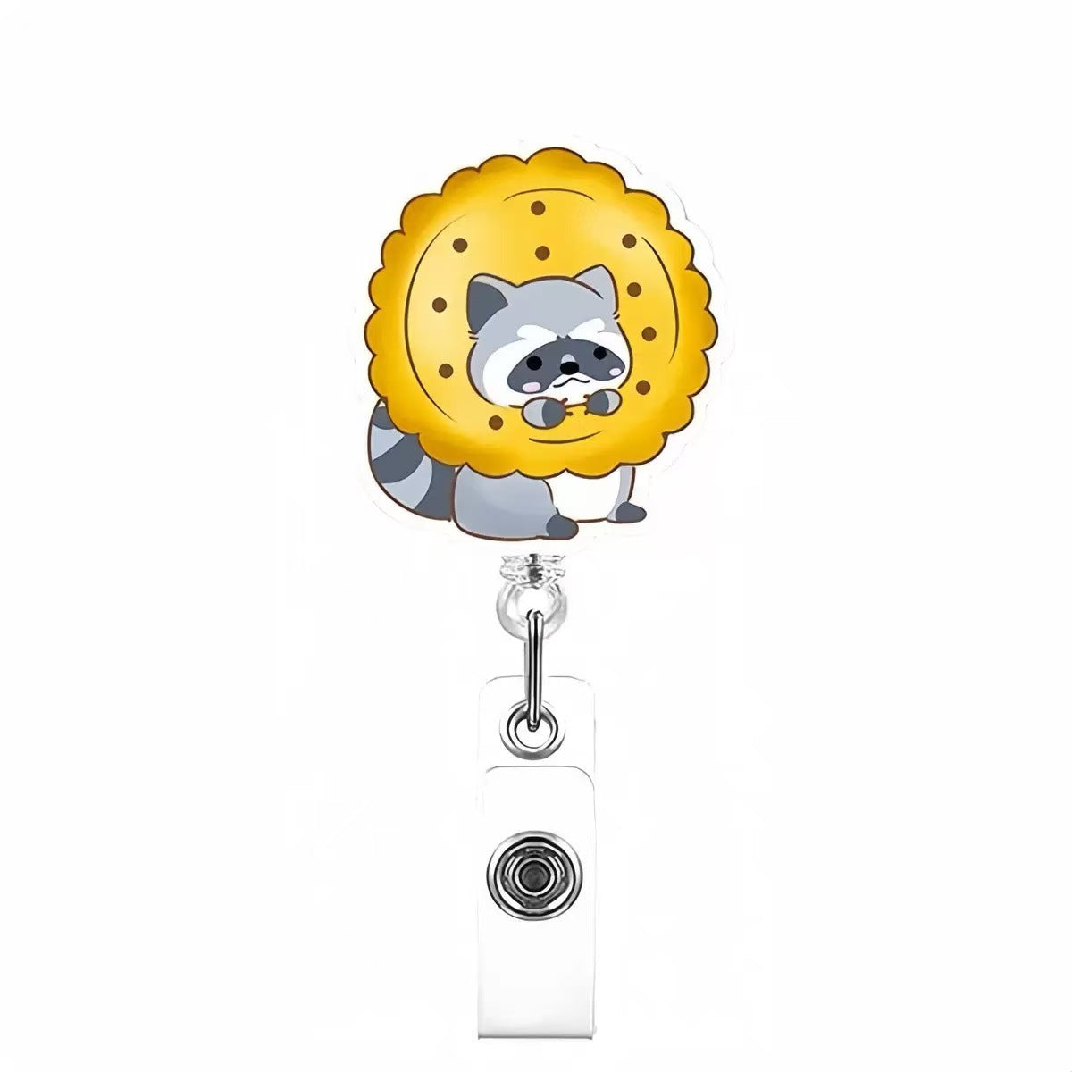Wholesale Acrylic DIY Patch Telescopic Badge Clip Badge Reels