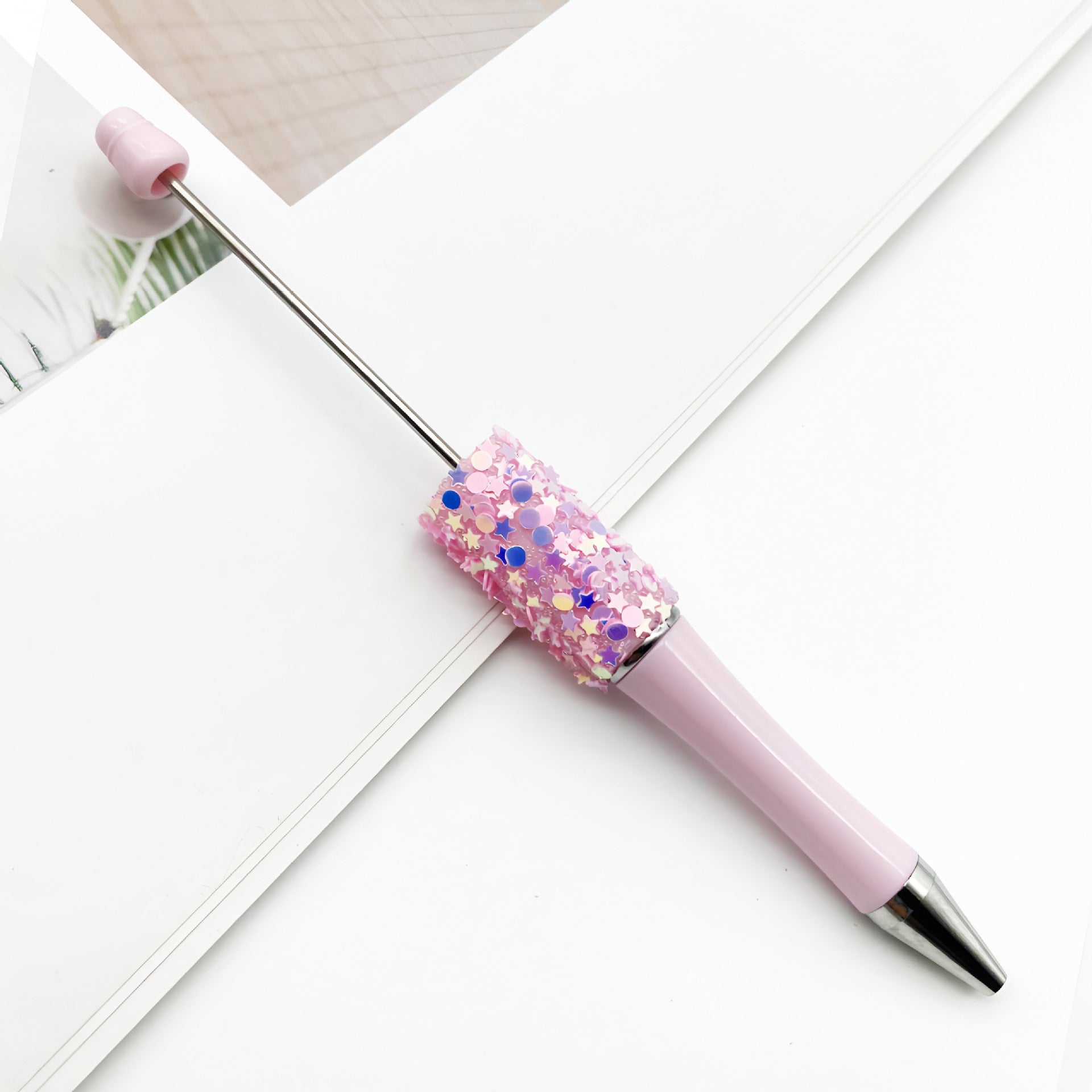 Wholesale Diy Small Stars Shiny Sequins Star Handmade Patches Cute Beads Ballpoint Pen
