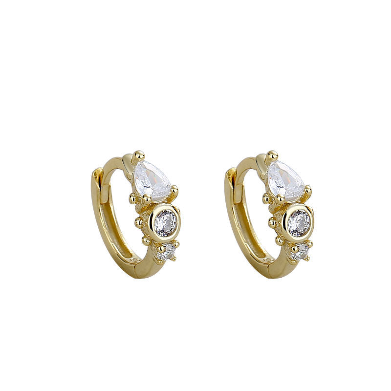 Wholesale 925 Sterling Silver Droplet Ear Buckle