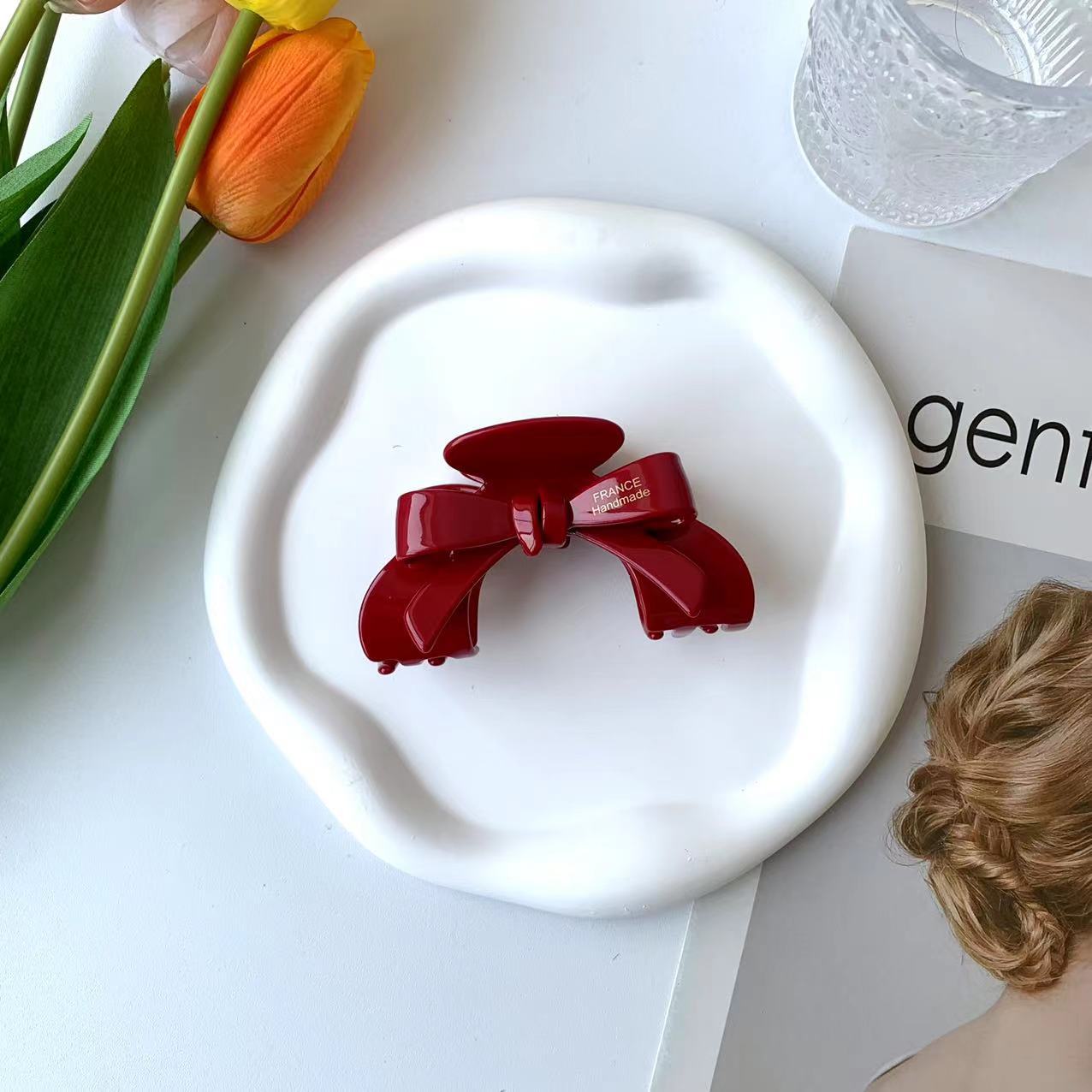 Wholesale Tanabata Valentine's Day Fashion Back Head Shark Clip for Women