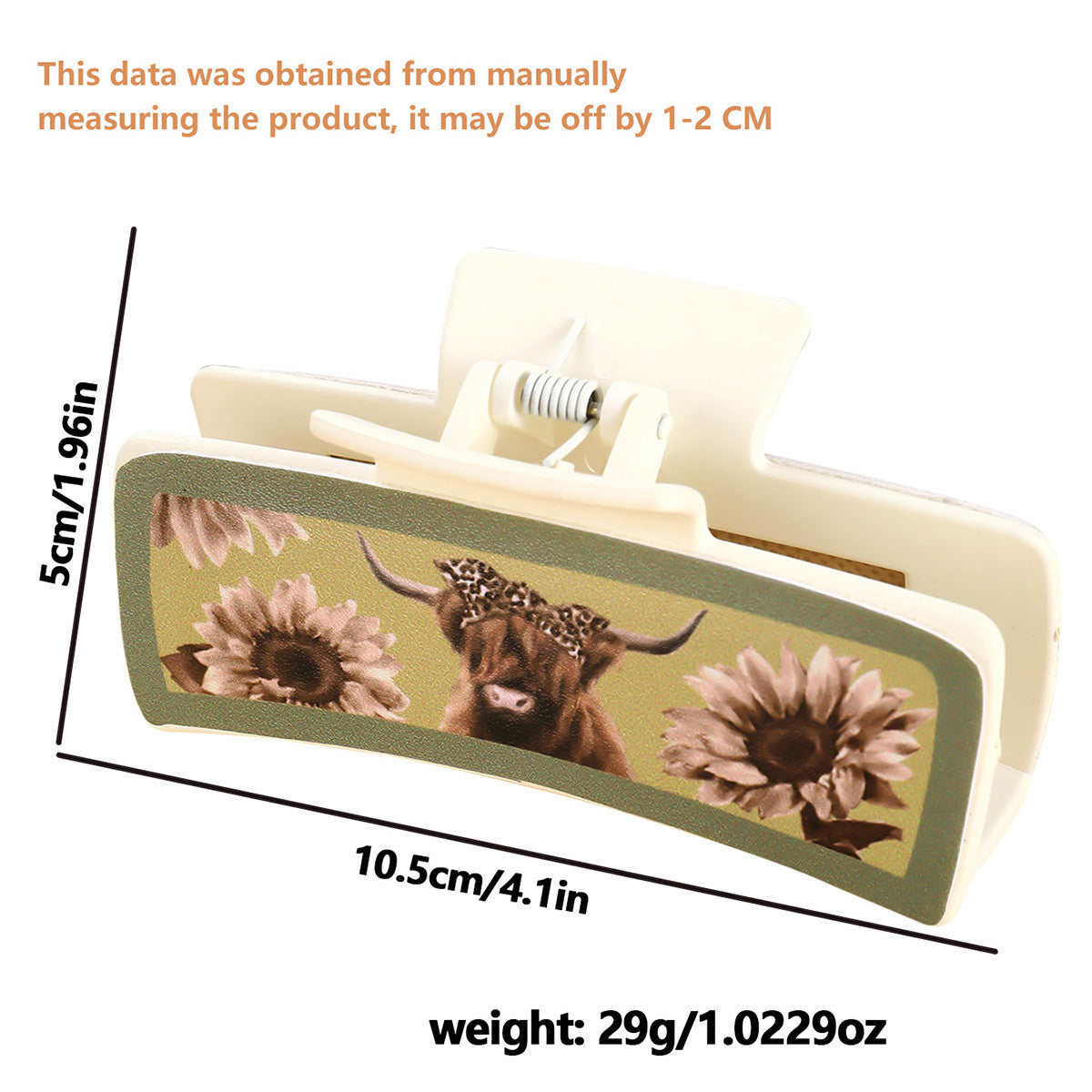 Wholesale Western Denim wind grip square clip