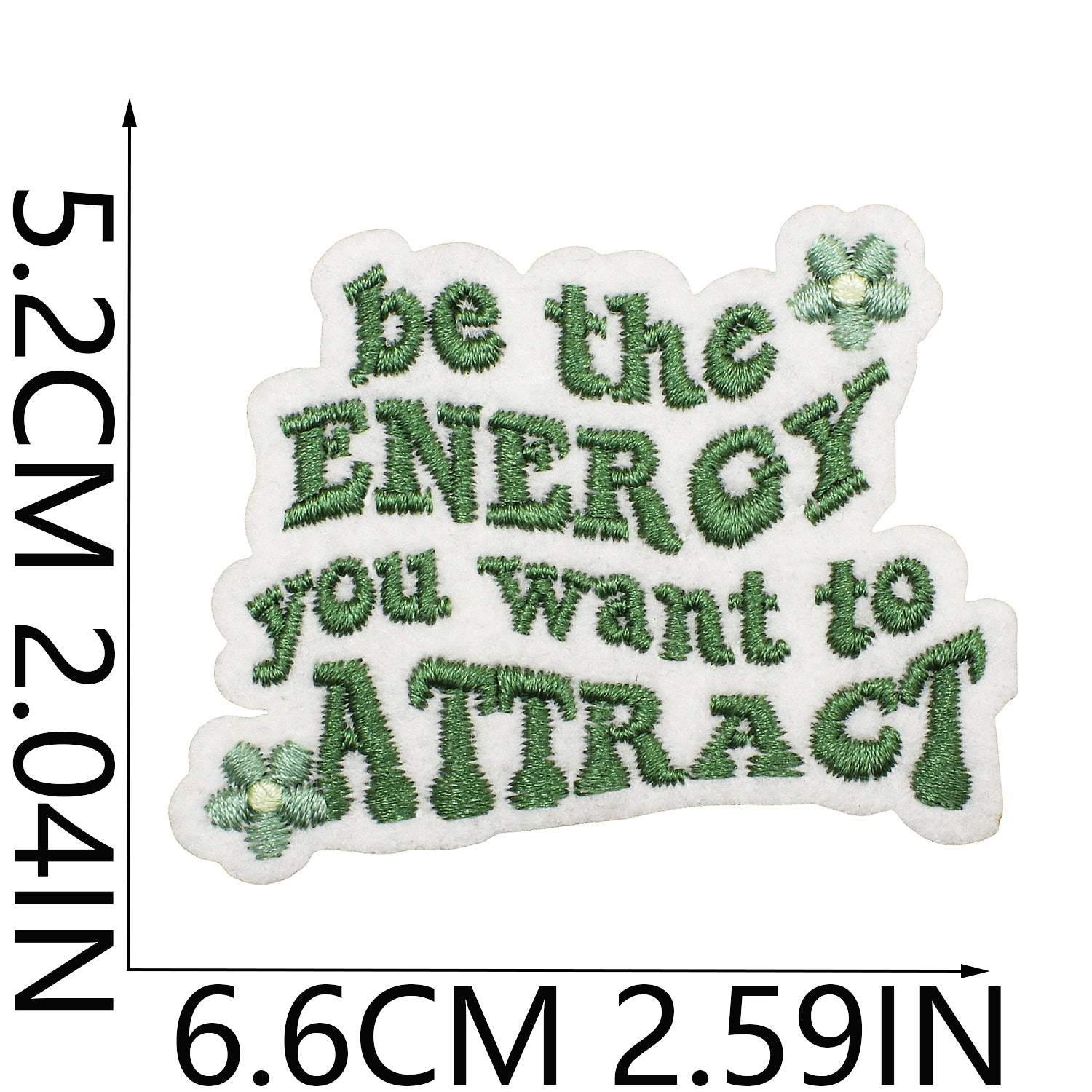 Wholesale Green Flower Butterfly Envelope Embroidery DIY Patches