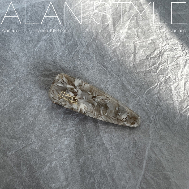 Wholesale Triangle Water Drops Small Duckbill Acetate Fiber Hair Clips