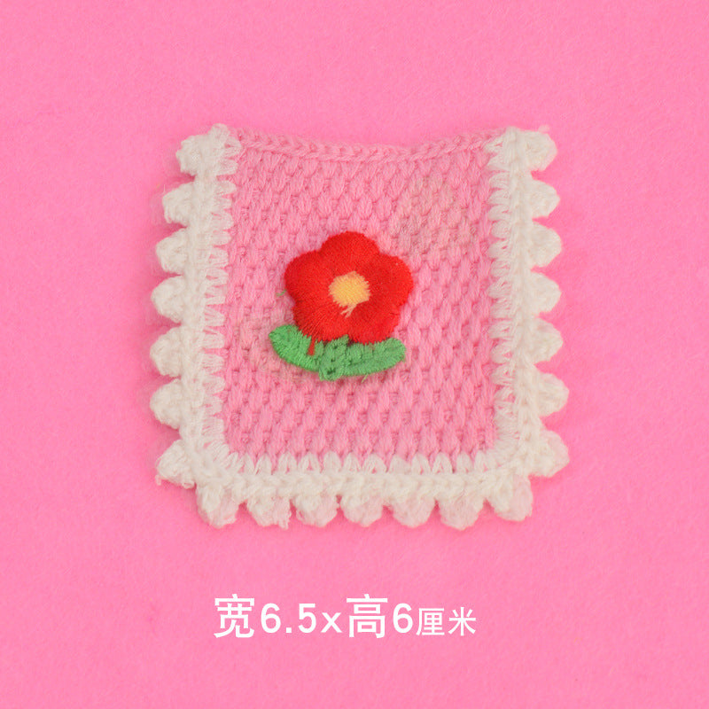Wholesale Cute Cartoon Embroidered Fabric Patches With Floral And Fruit Designs For Clothing And Bags